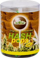 HaZe Hash Pops – სასაჩუქრე ყუთი (10 ლოლი), 18 ყუთი მუყაოს კოლოფში