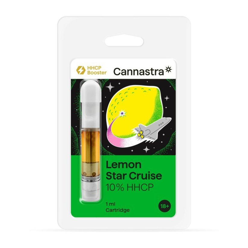 Cannastra Cartușul HHCP Croaziera Lemon Star, 10%, 1 ml
