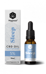 Happease Сън CBD масло Планинска река, 5 % CBD, 500 мг, 10 мл