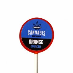 Cannabis Bakehouse Chupete de CBD - naranja, 5mg CDB