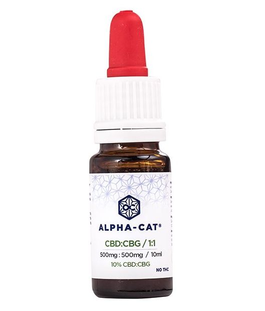 Alpha-CAT CBD:CBG Hampa olja 10%, 30ml, 1500:1500mg