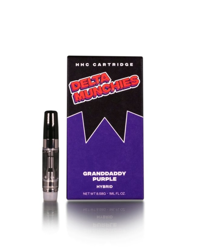 Delta Munchies senelis Purp 1G HHC kasetė, 1ml