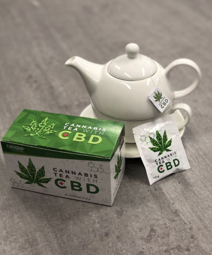 Euphoria Cannabis tea CBD-vel, 30g