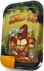 Best Buds Gorilla Lim Stor metalrullebakke med magnetslibekort