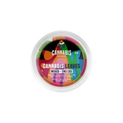 Cannabis Bakehouse - CBD-kumimaiset lehdet Sekoita, 10pcs x 5mg CBD