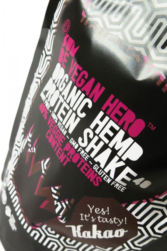 SUM Hemp protein shake Be Vegan Hero cocoa 200g