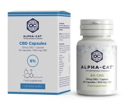 Alpha-CAT CBD hylki 20x30mg, 600 mg