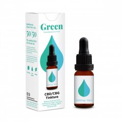 Green Pharmaceutics CBG / CBD Original Tinctură - 10%, 500 mg / 500 mg, 10 ml
