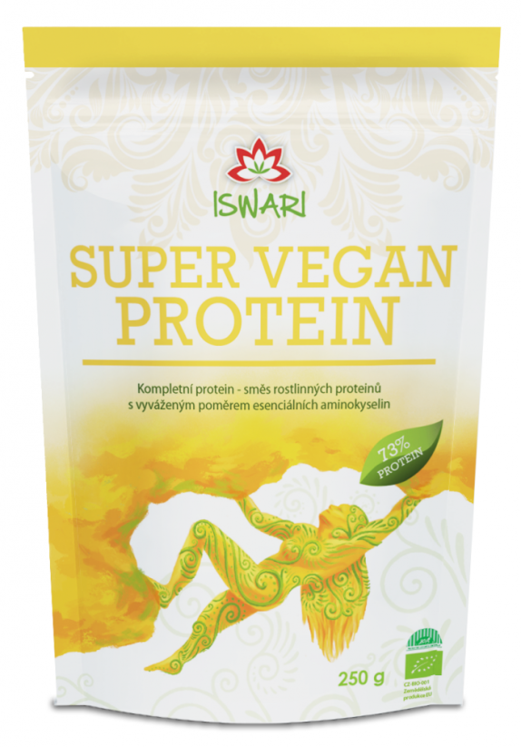 Iswari Super Vegan 73% Protein BIO, (1 kg)