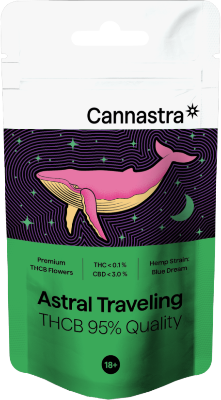 Cannastra THCB Flower Astral Traveling, THCB 95 % kvalitet, 1g - 100 g