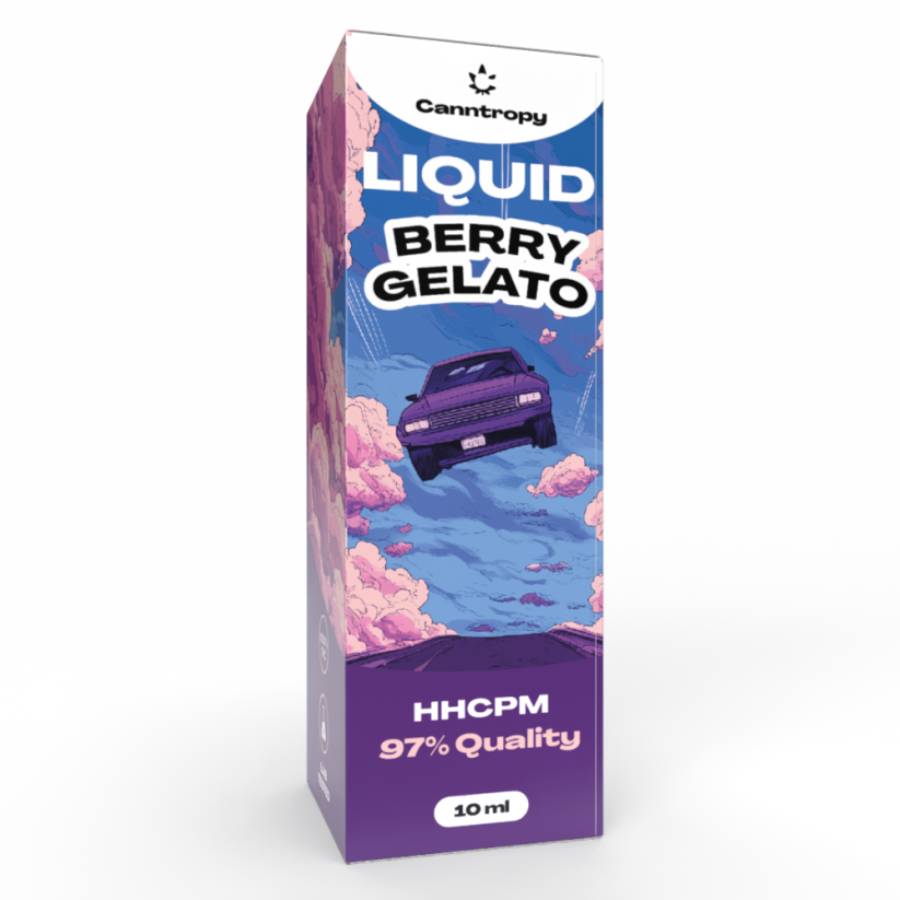 Canntropy HHCPM Gelato Liquido ai Frutti di Bosco, HHCPM 97% qualità, 10 ml