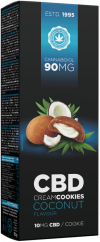 Biscotti alla crema di cocco CBD (90 mg)