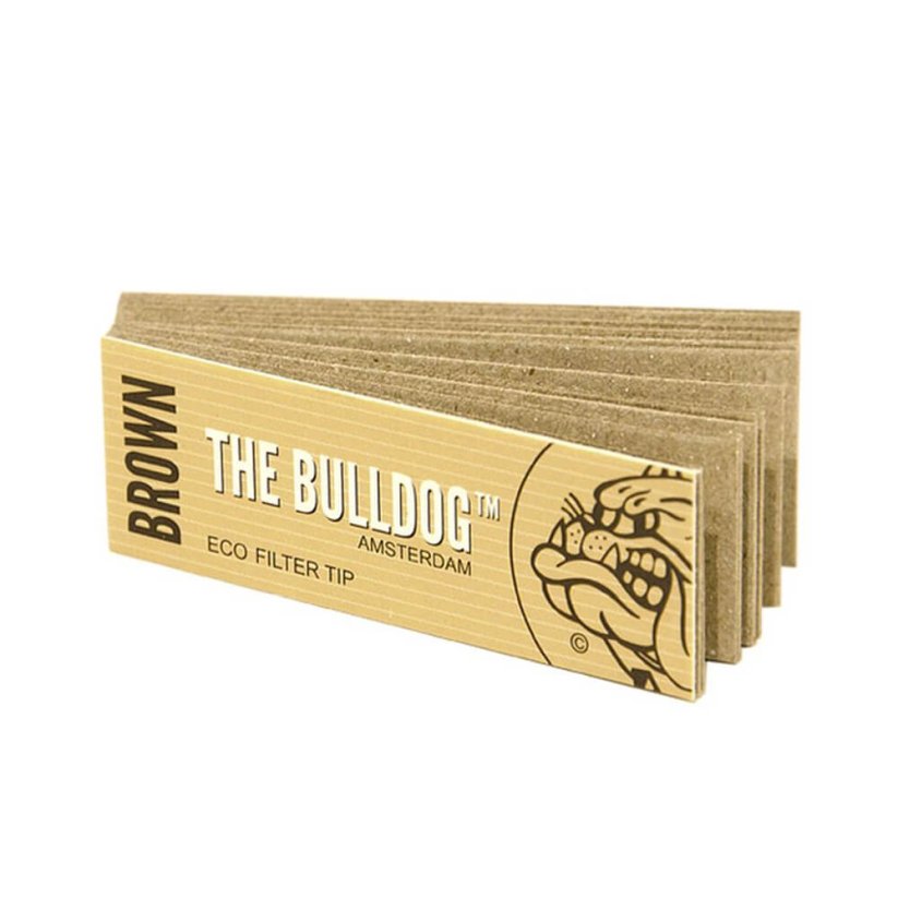 The Bulldog Ruskeat valkaisemattomat suodatinkärjet