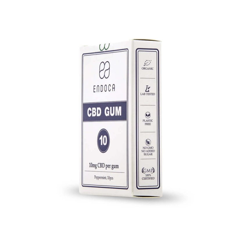 Endoca Permen Karet 100 mg CBD, 10 pcs