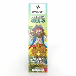 CanaPuff CBG9 Disposable Vape Pen Caribbean Breeze, CBG9 79%, 1 мл