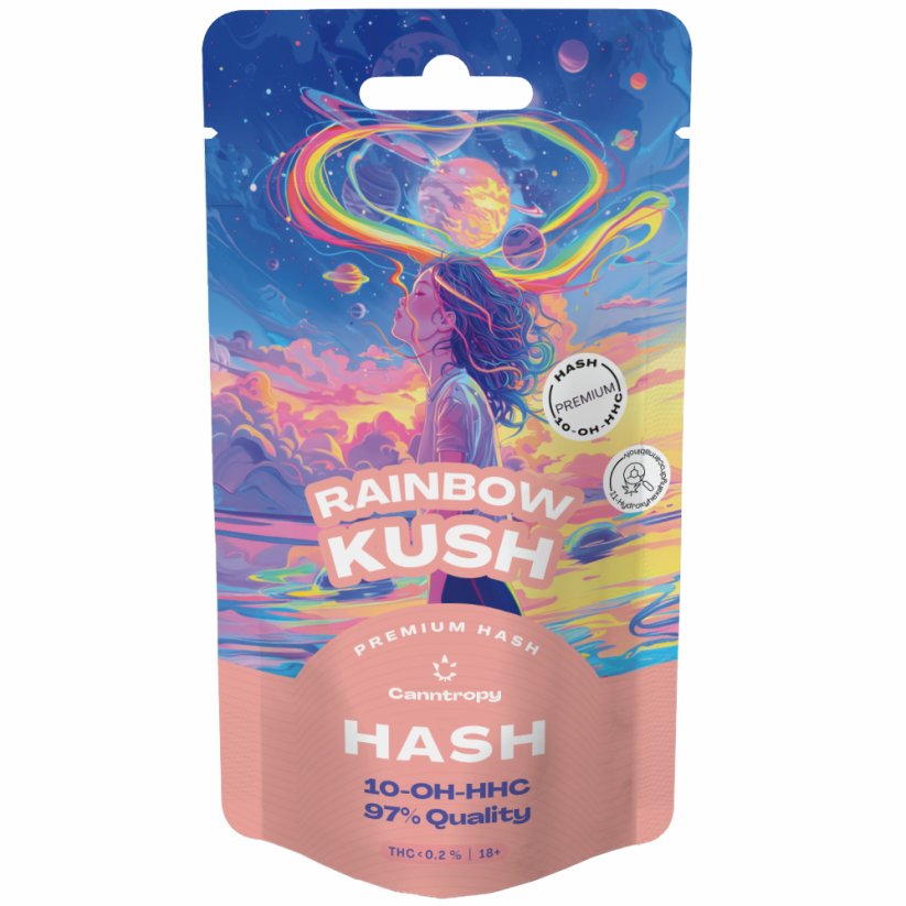 Canntropy 10-OH-HHC Hash Rainbow Kush, 10-OH-HHC 97% ხარისხი, 1 გ - 100 გ