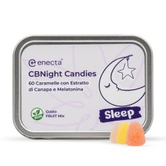 Enecta CBNight Гуми 60 бр, 300 мг CBD, 9 мг мелатонин, 120 ж