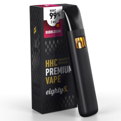 Eighty8 HHC damp Bubblegum, 99 % HHC, 2 ml