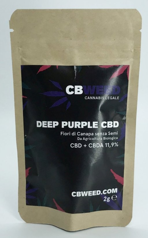 Cbweed Deep Purple CBD Flower - 2 až 5 gramov