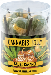 Cannabis Salted Caramel Lollies – Gift Box (10 Lollies), 24 boxes in carton