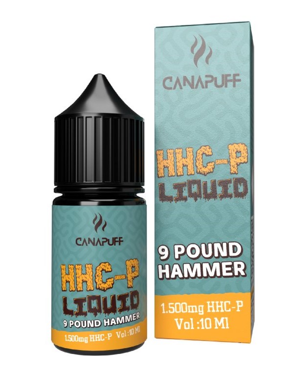 CanaPuff HHCP Liquid 9 Pound Hammer, 1500 mg, 10 ml | Buds for Buddies