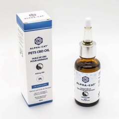 Alpha-CAT CBD Lachsöl für Tiere, 2%, 600 mg, 30 ml