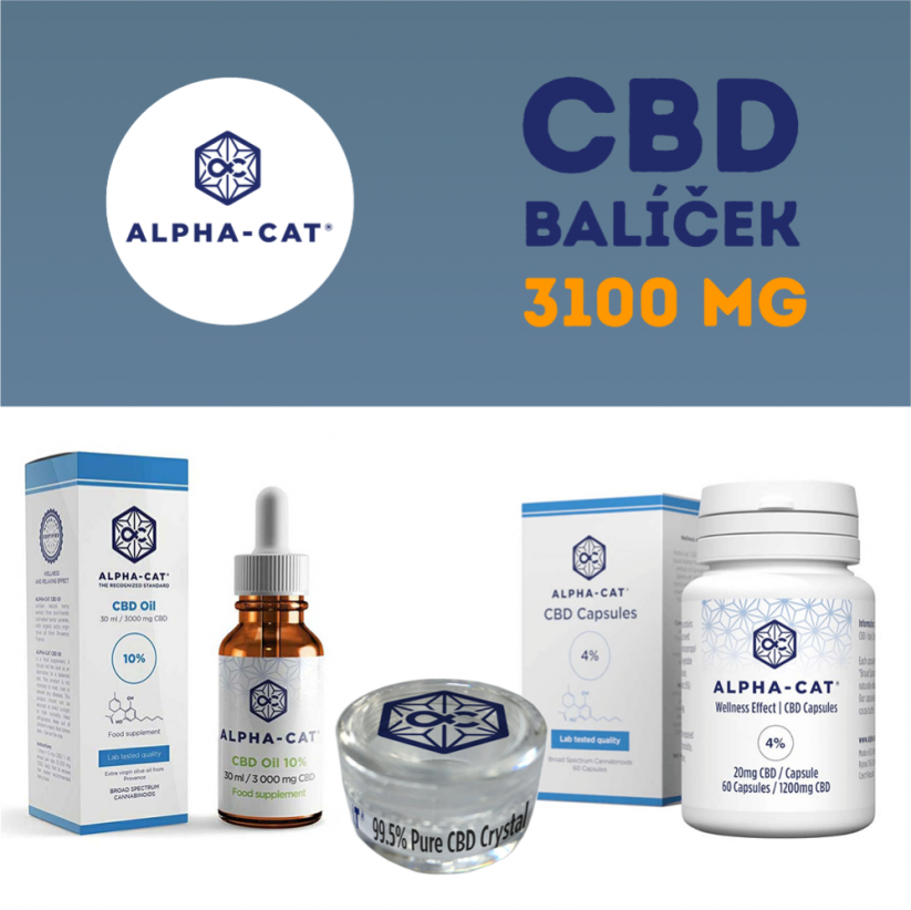 Alpha-CAT Paket CBD - 3100 mg