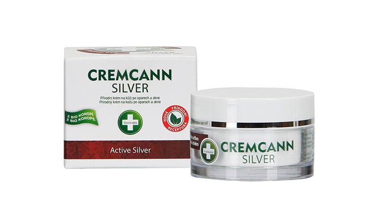 Annabis Creme de cânhamo Cremcann Silver com prata coloidal 15ml