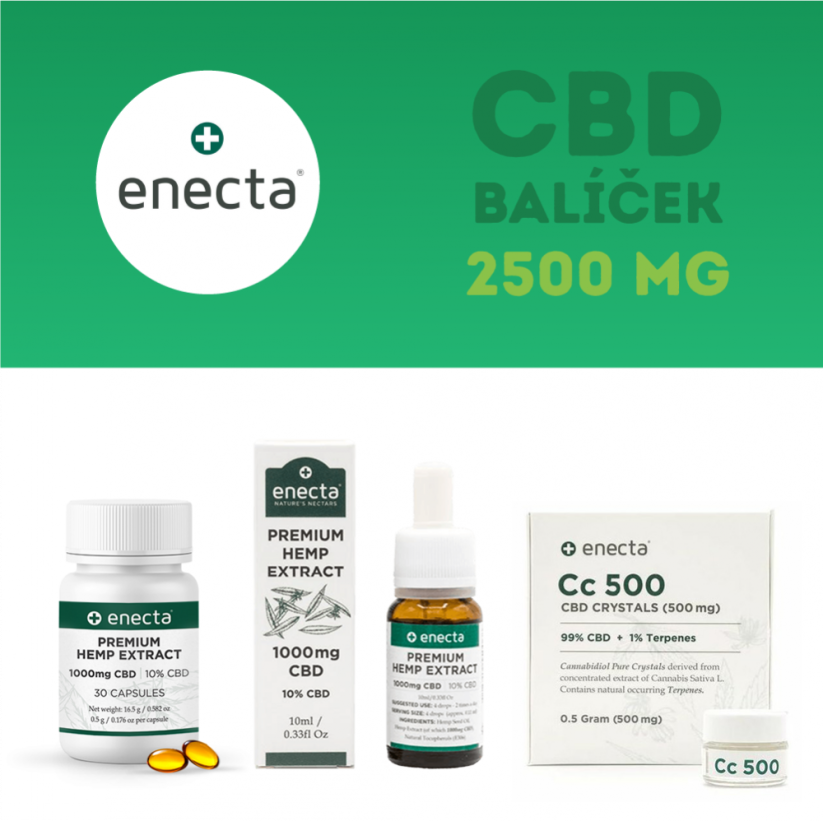 Enecta CBD package - 2500 mg