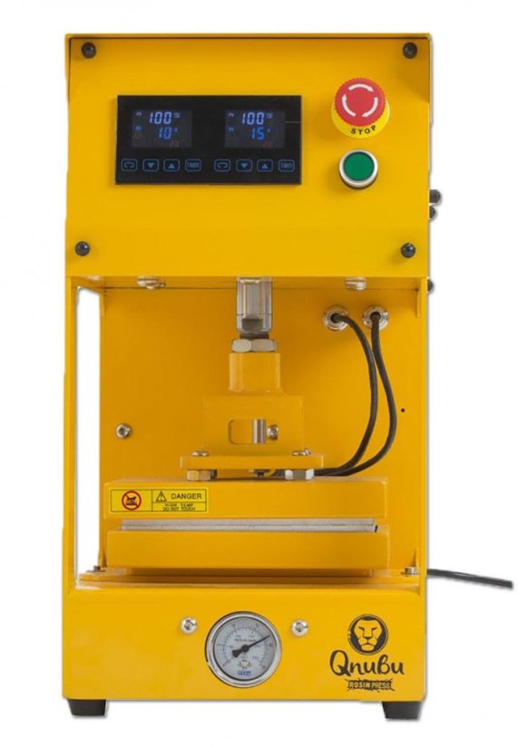 Qnubu Rosin Press automatyczna prasa termiczna do żywicy, powierzchnia 20 x 15 cm, 20 ton