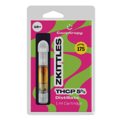 Canntropy THCP kasetne Zkittles - 5 % THCP, 90 % CBD, 1 ml