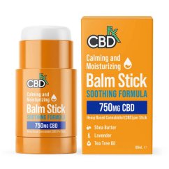 CBDfx Beroligende og Fugtgivende balsam Pind, 750mg CBD, 60ml