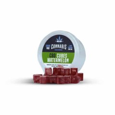 Cannabis Bakehouse Bonbons cubes au CBD - Pastèque, 30g, 22pcs X 5mg CBD