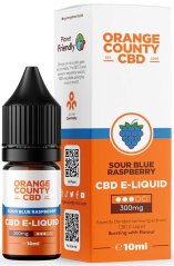 Orange County CBD E-tekočina kisla modra malina, CBD 300 mg, 10 ml