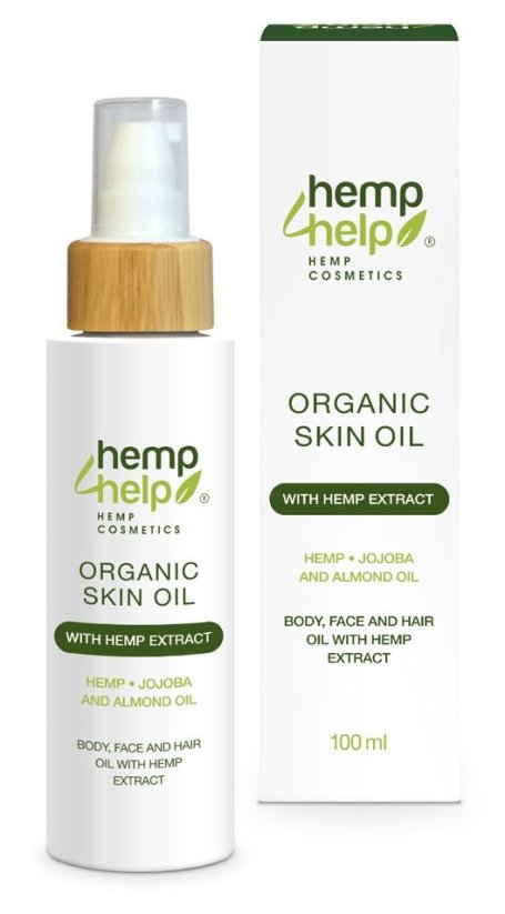 Hemp For Help Contenitore biologico olio 100 ml
