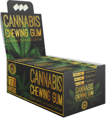 Cannabis Sativa rágógumi (17 mg CBD), 24 doboz a kijelzőn