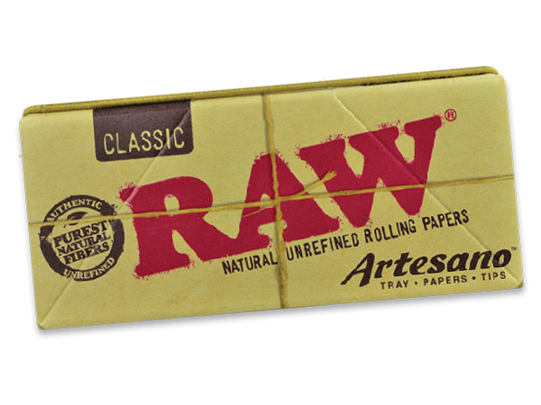 RAW папери Classic Artesano Kingsize Slim + наконечники