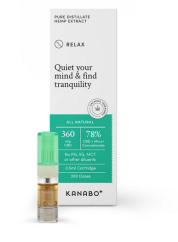 Kanabo Relax CBD hylki, 78%, 360 mg, 0,5 ml