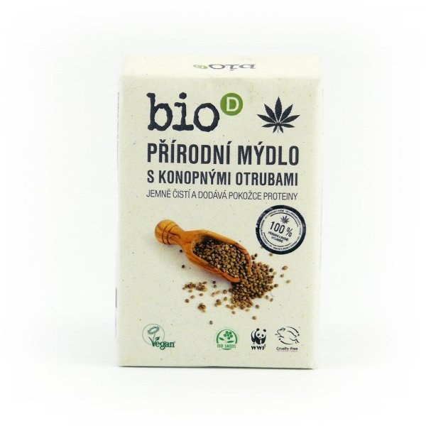 Bio-D Hemp Bran Soap  95g