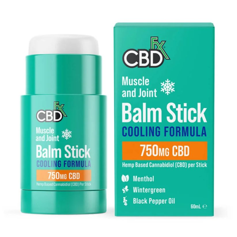 CBDfx Muscle and Joint Balm Stick, 750mg CBD, 60ml