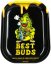 Best Buds Dab-All-Day Malý kovový rolovací tác s magnetickou brusnou kartou