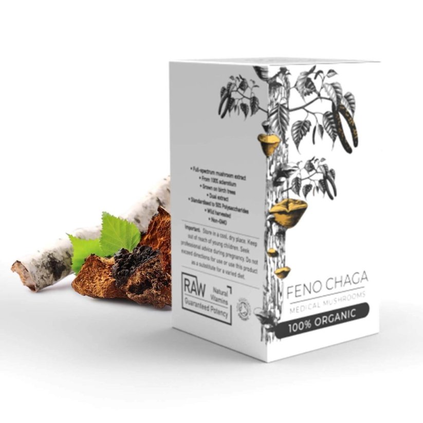 Endoca Organic Feno Chaga, 30 kapszula