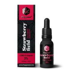 Happease Líquido CBD Plantacao de morango, 3% CDB, 300mg, 10 ml