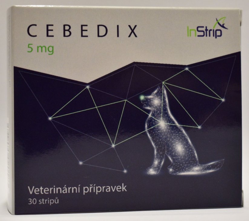 CEBEDIX Bandelette orale pour animaux de compagnie au CBD 5mg x 30ks, 150 mg