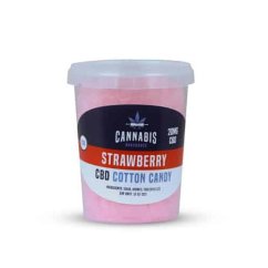 Cannabis Bakehouse CBD Zuckerwatte - Erdbeere, 20 mg CBD
