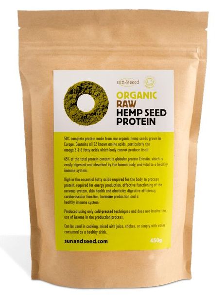 Sun & Seed BIO RAW hemp protein 450 g