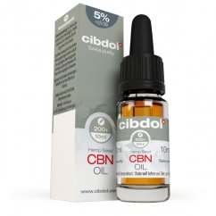 Cibdol ヘンプオイル 5% CBN および 2.5% CBD、500:250 mg、10 ml