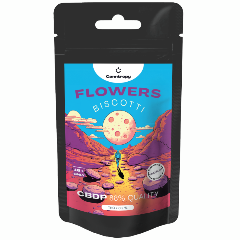 Canntropy CBDP Flower Biscotti, CBDP 88% de qualidade, 1 g - 100 g