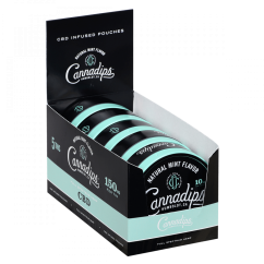 Cannadips Natural Mint 150mg CBD - 5 pakuotės