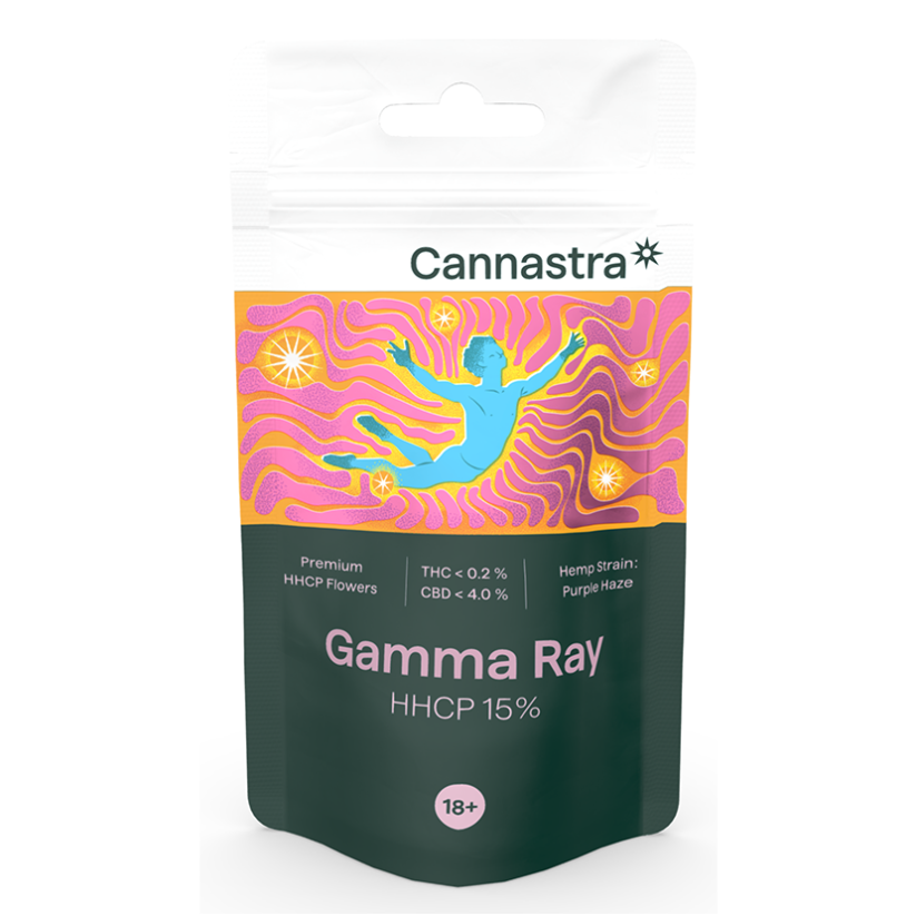 Cannastra HHCP Flower Gamma Ray (lila homály) - HHCP 15%, 1 g - 100 g